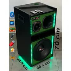 Caixa de Som Bob Bluetooth Ativa 12 Polegadas | Estilo Único | Pronta Entrega | verde