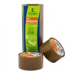 Fita Embalagem Adesiva Transparente ou Marrom Para Empacotamento (45mm x 40m) -