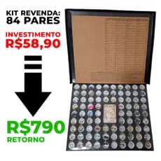 Kit de Brinco com 84 Peças + Raspadinha Lucro Muito Bom Mais de 700% Não Perca Esta Oportunidade
