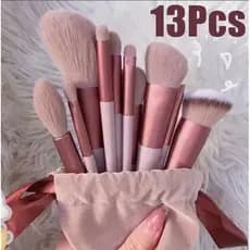 Kit 13 Peças Pincéis De Maquiagem Contorno Kabuki Profissional