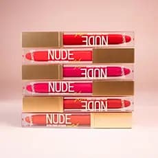 Batom Nude Metal Líquido Acetinado - Luisance