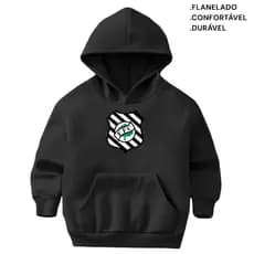 Moletom Infantil Flanelado Canguru Blusa Quentinh Figueirense Furação Casac Time