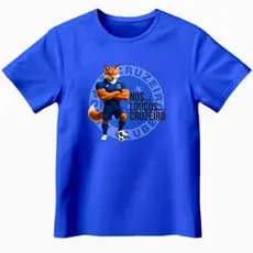 Camiseta Infantil Cruzeiro Raposa Torcida Blusa Futebol