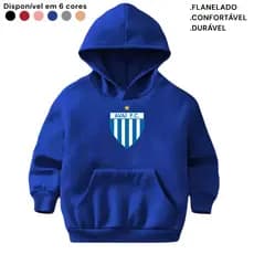 Moletom Infantil Flanelado Canguru Blusa Quentinh Casaco Avai Leão da Ilha Times
