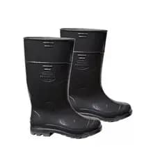 Bota PVC Preta Cano Longo p/ Açougues Supermercado Impermeável Galocha