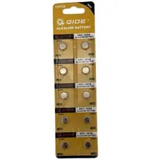 Cartela Com 10 Pilhas Baterias AG3 392A Alkaline .