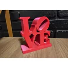 Palavra Love Enfeite Sala Decoração Mesa Impressão 3d Tamanho Maior e Qualidade Superior