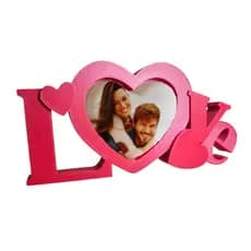 Palavra Love Enfeite Sala Decoração Mesa Porta Retrato Impressão 3d Qualidade Superior
