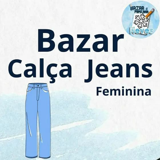 Calça Jeans roupa usado, brechó, bazar, desapego