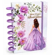 Diário de Debutante Personalizado 15 Anos | Livro de Assinaturas Festa 15 Anos Presente