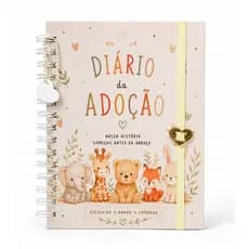 Diário da Adoção Personalizado com Nome do Bebê