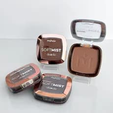 Bronzer Facial Compacto Mahav Soft Mist Com Espelho 5g
