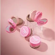 Trio Blush Contorno E Iluminador Mahav Shine Up Com Espelho