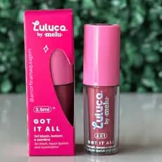Blush Batom e Sombra 3 em 1 Got It All Luluca Ruby Rose Multifuncional