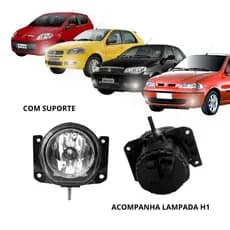Par Farol de Milha Palio 2001 2002 2003 2004 2005 2006 2007 2008 2009 2010 2011 com Lâmpada H1 12v