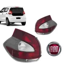 Lanterna Traseira Fiat Mobi 2016 2017 2018 2019 2020 2021 2022 2023 2024 2025 2026 Lente Lisa