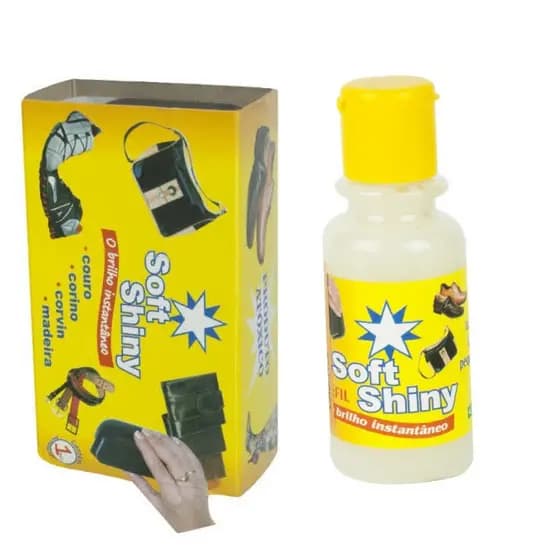 limpador de sapato soft shiny 1 esponja + 1 refil