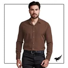 Camisa Social Masculina Manga Longa Slim