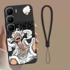 infinix Hot 60 Pro + 60i Hot50 50 5G 50 Engraçado Luffy Capa De Silicone Líquido Tema De Uma Peça Protetora