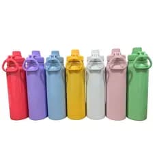 Garrafa Fitness Personal 800ml | Squeeze Academia BPA Free | Garrafa Esportiva Resistente,Metálica