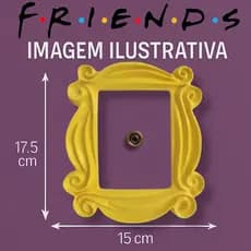 Moldura Decorativa Friends Porta da Mônica – Presente Criativo Geek