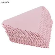 Luguafu 50 PCS Limpador De Pano De Polimento De Prata Jóias Anti-Tarnish Tool Ferramenta De Limpeza 2018