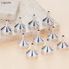 Luguafu 1Pc Mini Funis De Aço Inoxidável Despeje Óleo Líquido Funil Perfume Dispensando Garrafas Recarga Para Acessórios