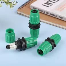 sweetmvzn 1 Peça Peças De Reparo De Mangueira De Jardim Expansível Canal Duplo Fêmea Macho Conectores Bolsos Para 3/4 Po