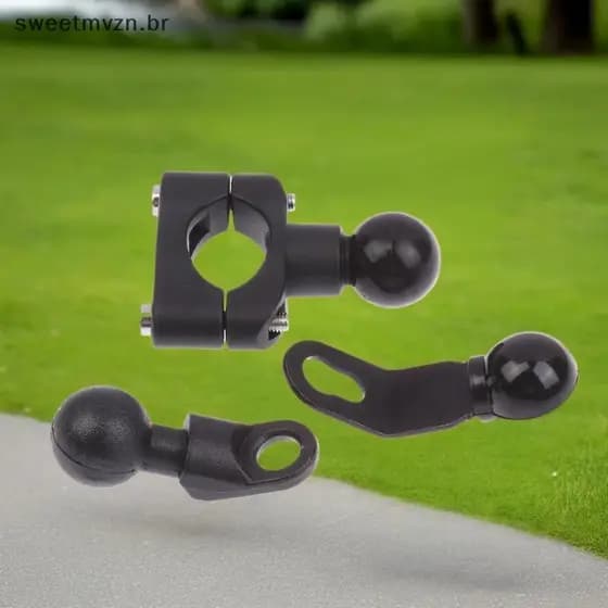 sweetmvzn 1 Conjunto De Braçadeira Esférica De 2.3cm , Suporte Para Telefone De Moto PJ10/PJ13/PJ18 , Kit De Base De Mon