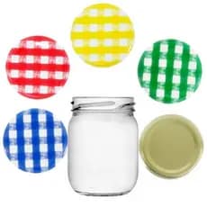 5 Potes Conserva 250ml De Vidro para bolo no pote pra festa salada