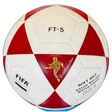 Bola Oficial De Futevôlei e Altinha FT-5 Branco/Vermelho MKS Envio Imediato.