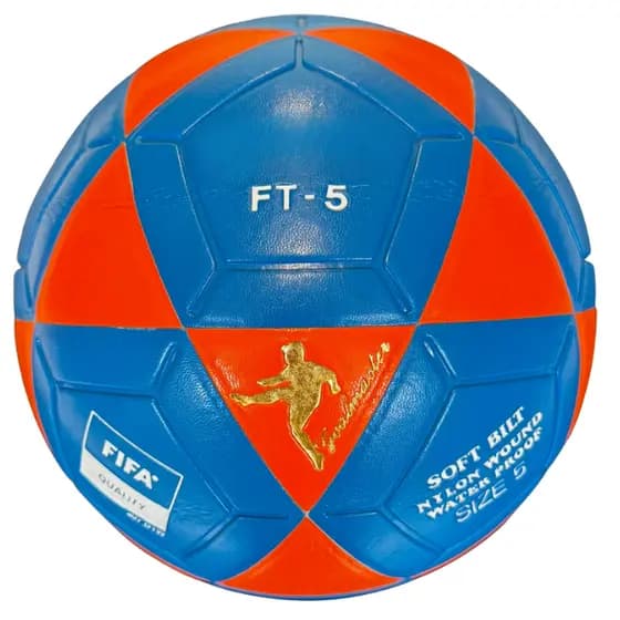 Bola Oficial De Futevôlei e Altinha FT-5 Azul/Laranja MKS Envio Imediato.