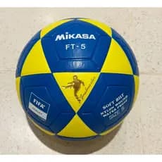 Bola De Futvôlei Futevolei Mikasa Ft 5 - Ft5 Original AZUL AMARELA(IMPORTADA)