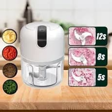 Mini Processador Moedor De Alimentos Alho Cebola Usb S/fio  3.7V