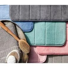 Tapete banheiro super soft antiderrapante secagem rápida macio promoção lindo