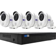Kit CFTV Completo Luatek 4 Câmeras + DVR – Full HD - Infravermelho Sensor PIR E Alarme Sonoro