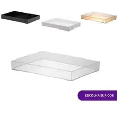 ✨ Bandeja de Acrílico Cristal – 34,5x25x4,7 cm