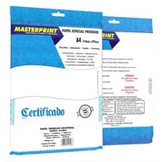 Papel Para Certificado Branco Diplomata Liso 180gr  C/ 50fls- Masterprint