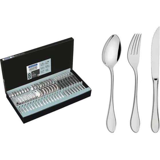Faqueiro Tramontina Inox C/ Facas P/ Churrasco Italy 48 Pç