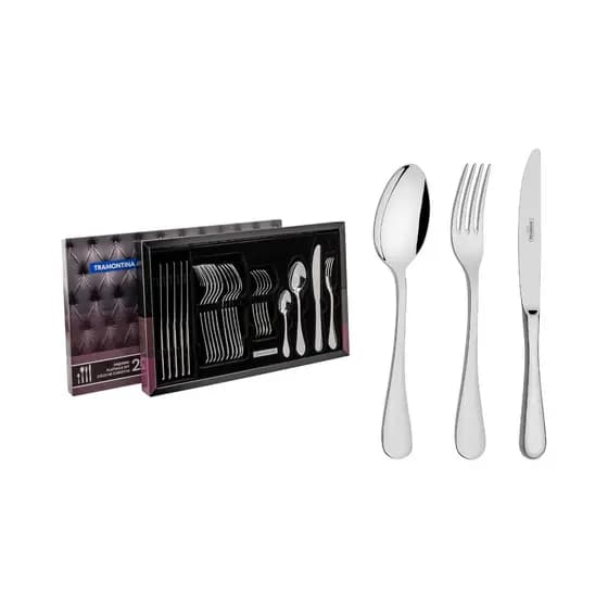 Faqueiro Tramontina Aço Inox P/ Mesa Classic 24 Pç