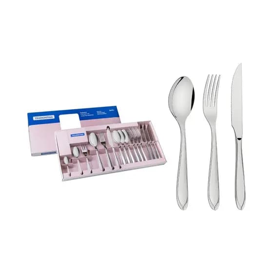 Faqueiro Tramontina Inox Facas de Churrasco Laguna 24 Pç