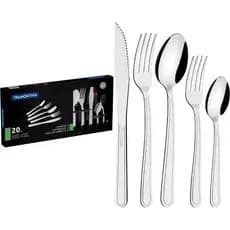 Faqueiro Tramontina Aço Inox Facas Churrasco Búzios 20 Peças