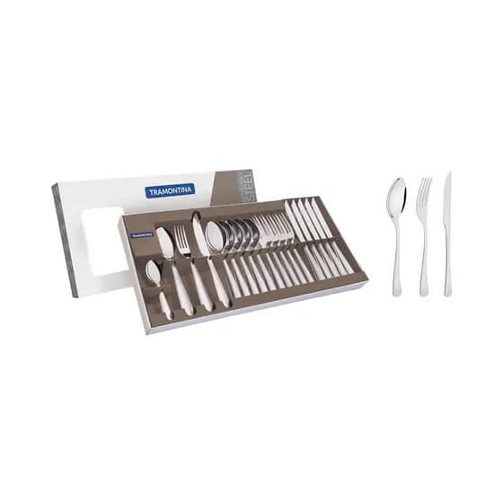Faqueiro Tramontina Aço Inox Havana Facas P/ Churrasco 24 Pç