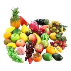 Kit C/10 Frutas Artificiais Decorativas Tamanhos Reais