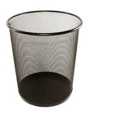 Lixeira Vazada Escritório Cesto 10 Litros Metal - Ke Home
