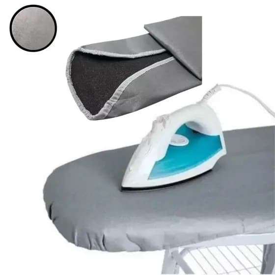 Forro termico Para Tabua De Passar Roupa Metalizado Com Ajuste 138x48Cm