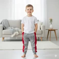 Calça Moletom Infantil Menino Flanelada Com Punho