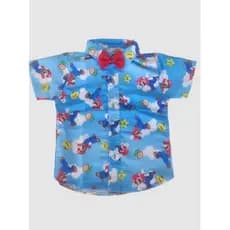 Camisa Temática Mario Desenho Video Game Roupa Infantil Festa de Aniversário ROUPA DE MENINO