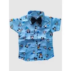 Camisa Mickey Temática Roupa Infantil Roupa de Criança Festa de Aniversário Desenho ANIMADO