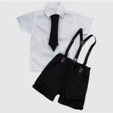 Kit Conjunto Poderoso Chefinho Festa Infantil Roupa para meninos Fantasia Roupas Social